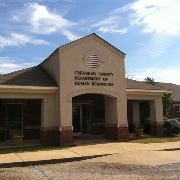 Crenshaw County Luverne Human Resources SNAP Food Stamps Office